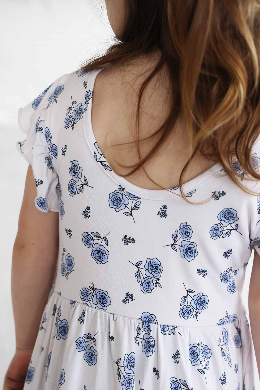 Ruffle Twirl Dress | Sapphire Garden