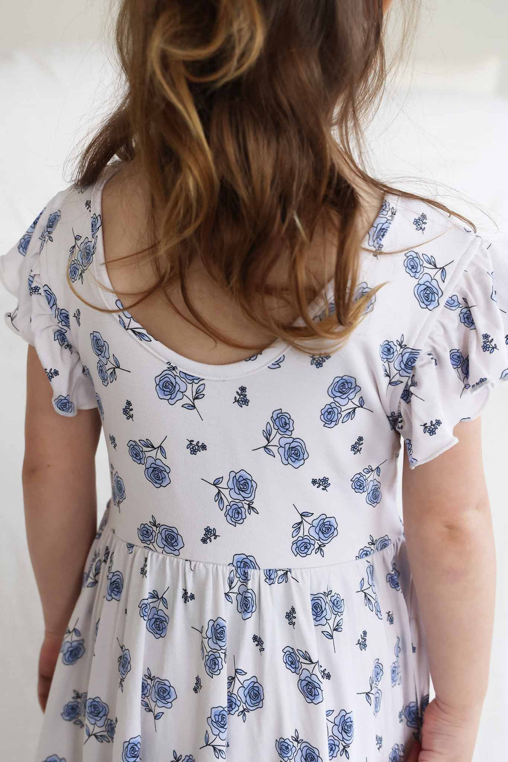 Ruffle Twirl Dress | Sapphire Garden