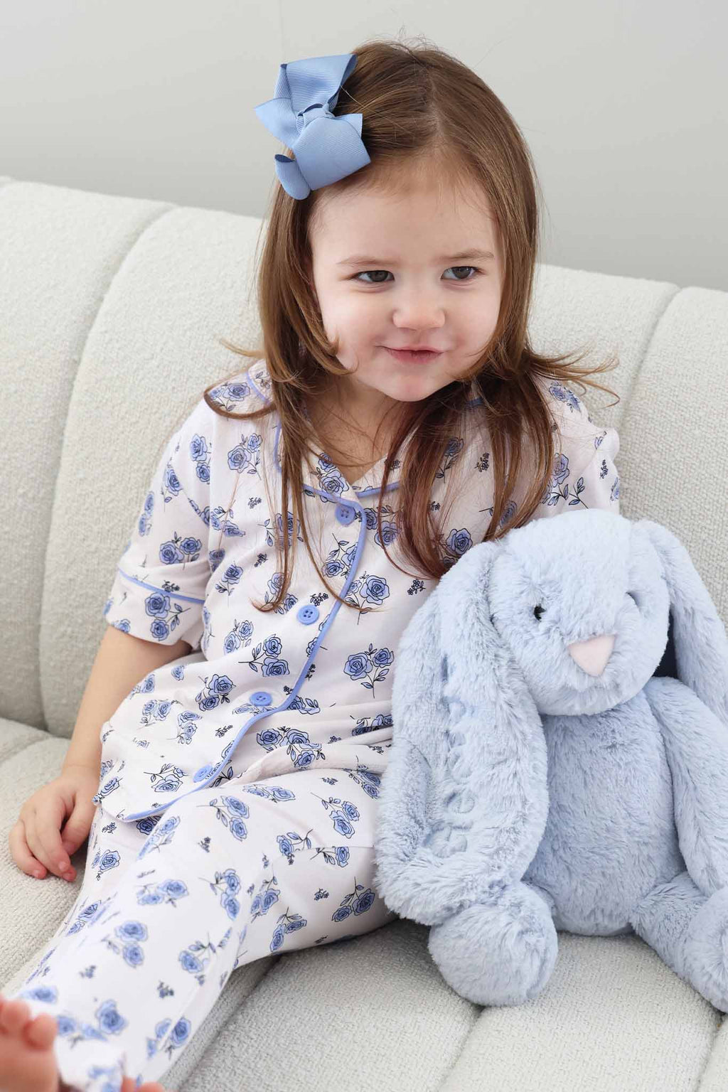 Girl's Two Piece Flare Lounge Set | Sapphire Garden