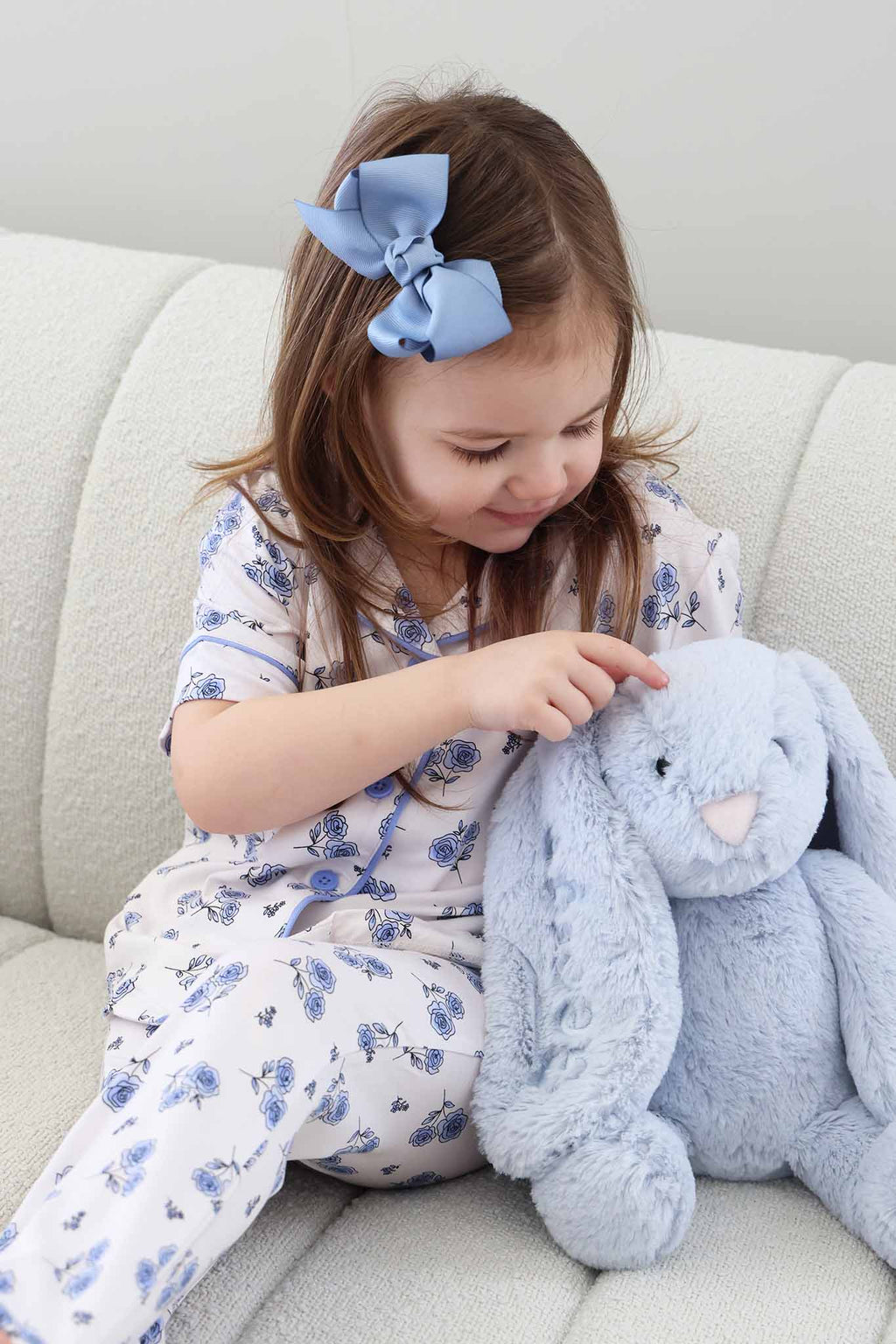Girl's Two Piece Flare Lounge Set | Sapphire Garden