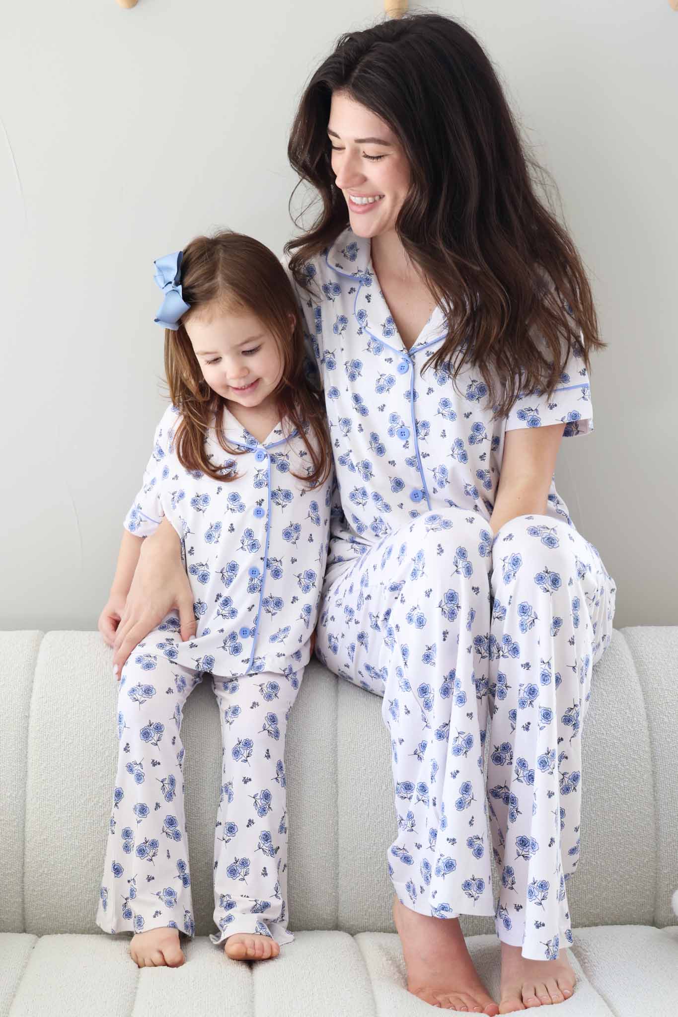 Women's Two Piece Flare Lounge Set | Sapphire Garden