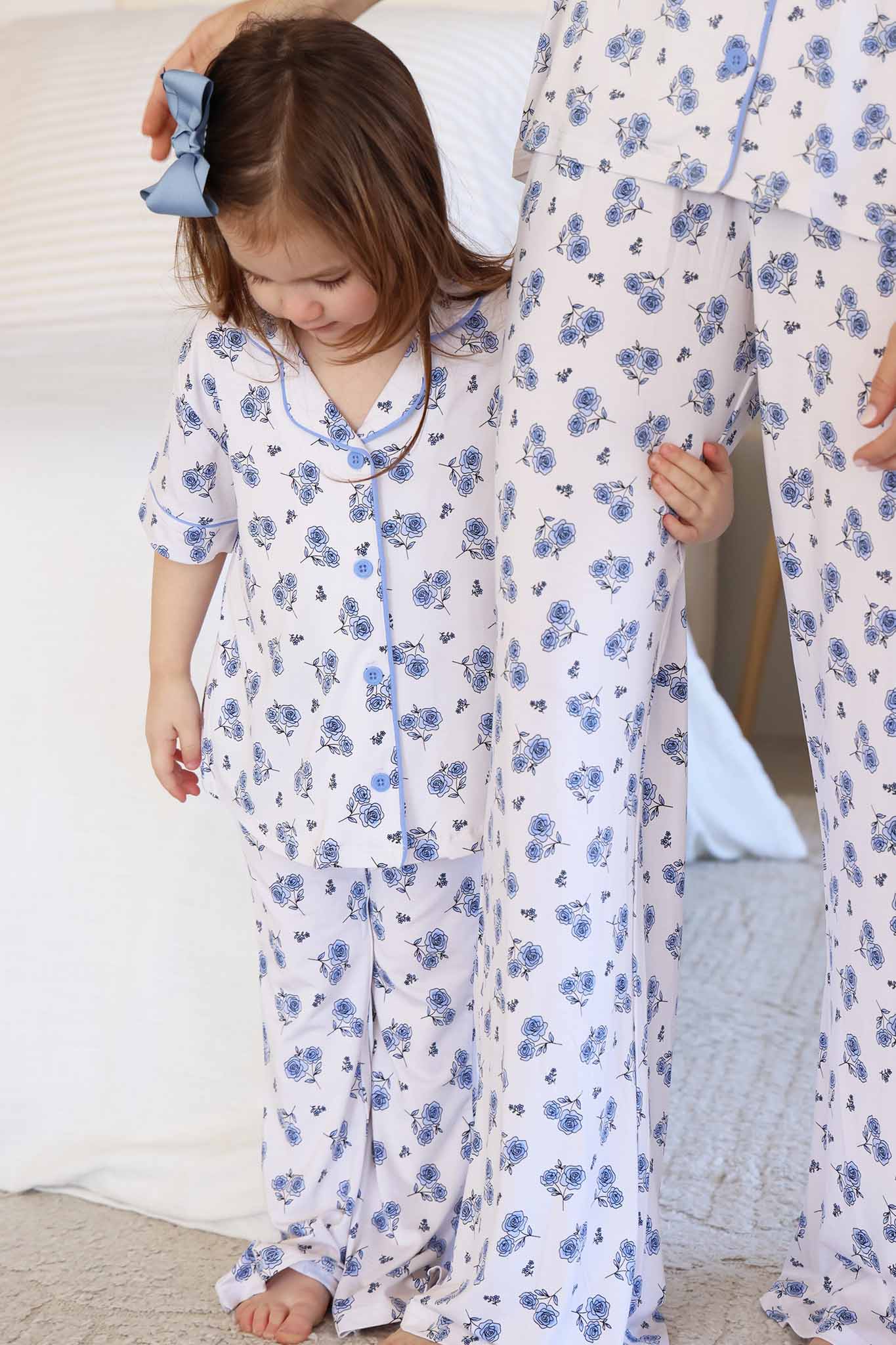 Girl's Two Piece Flare Lounge Set | Sapphire Garden