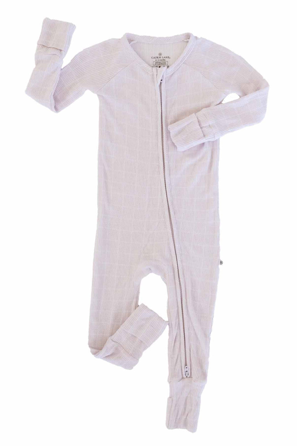 Sloane's Squares Bamboo Waffle Convertible Zip Romper