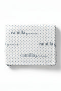 Snuggle Spots Personalized Kids Blanket | White