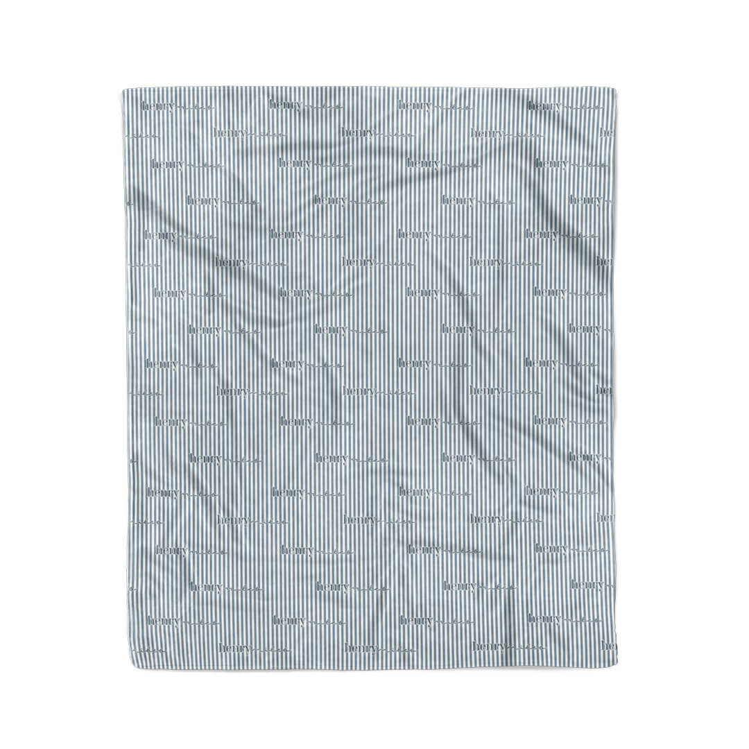 Snuggle Stripes Personalized Kids Blanket
