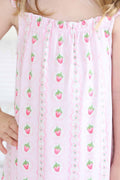 Full Length Ruffle Nightgown | Berry Sweet