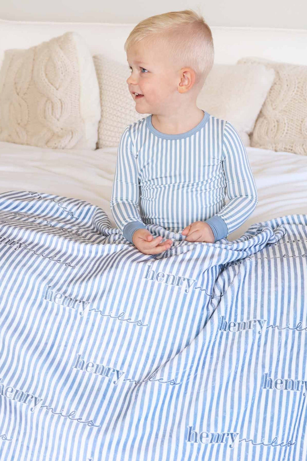 Snuggle Stripes Two Piece Pajama Set