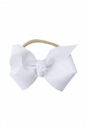 Ribbon Bow Headband | White